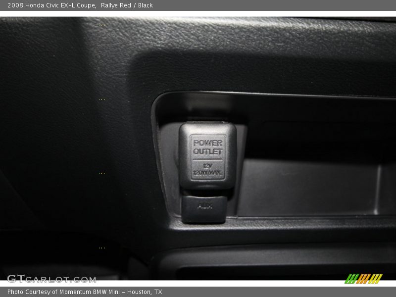 Rallye Red / Black 2008 Honda Civic EX-L Coupe