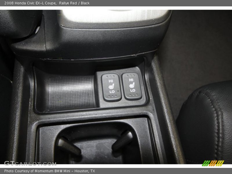 Rallye Red / Black 2008 Honda Civic EX-L Coupe