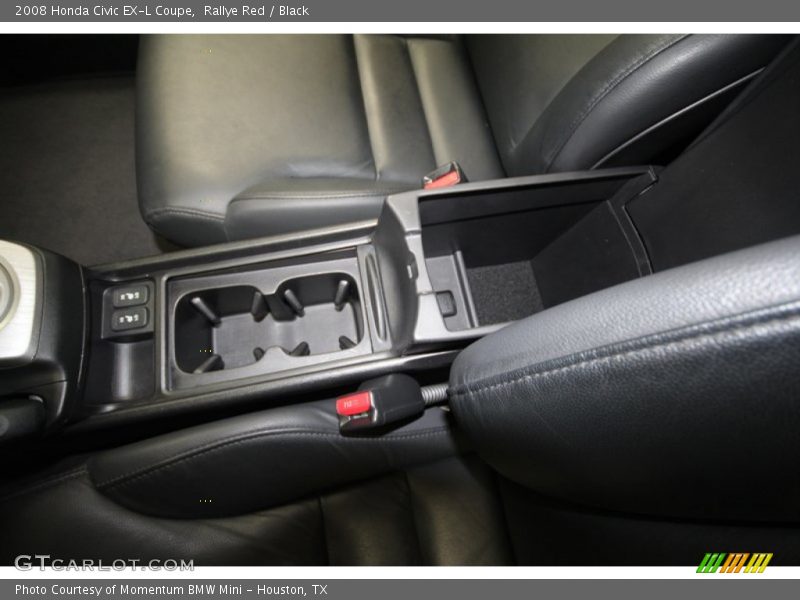 Rallye Red / Black 2008 Honda Civic EX-L Coupe