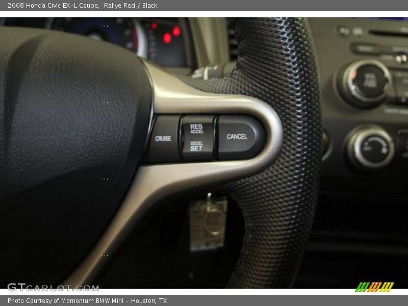 Rallye Red / Black 2008 Honda Civic EX-L Coupe