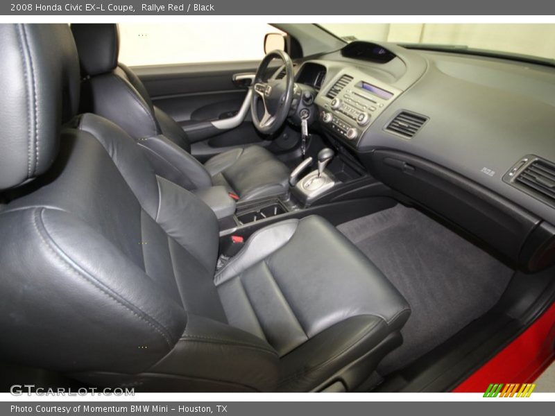 Rallye Red / Black 2008 Honda Civic EX-L Coupe