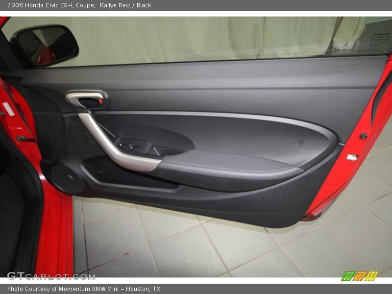 Rallye Red / Black 2008 Honda Civic EX-L Coupe