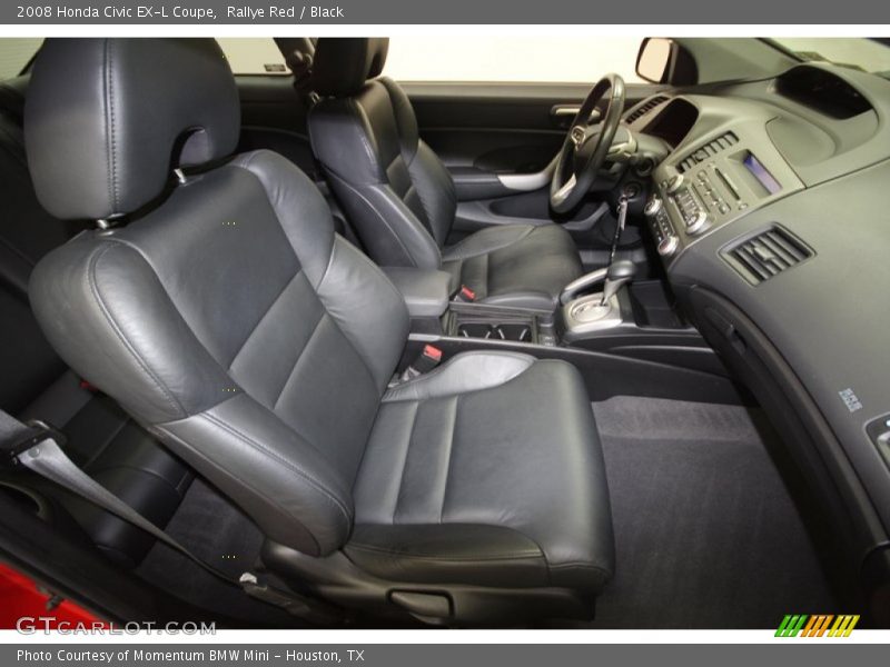 Rallye Red / Black 2008 Honda Civic EX-L Coupe