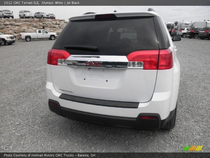 Olympic White / Jet Black 2012 GMC Terrain SLE