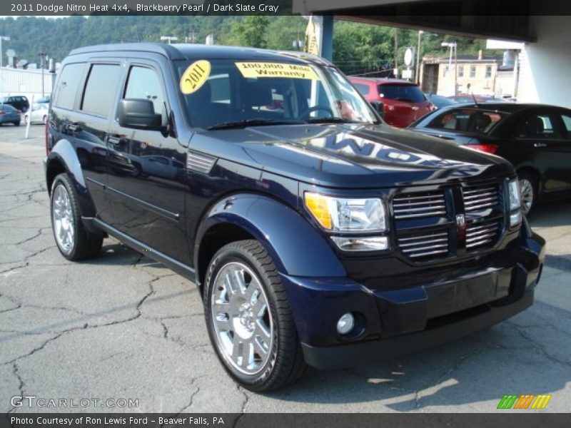 Blackberry Pearl / Dark Slate Gray 2011 Dodge Nitro Heat 4x4