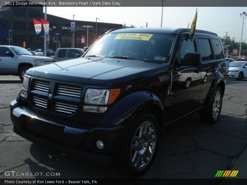 Blackberry Pearl / Dark Slate Gray 2011 Dodge Nitro Heat 4x4