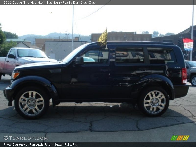 Blackberry Pearl / Dark Slate Gray 2011 Dodge Nitro Heat 4x4
