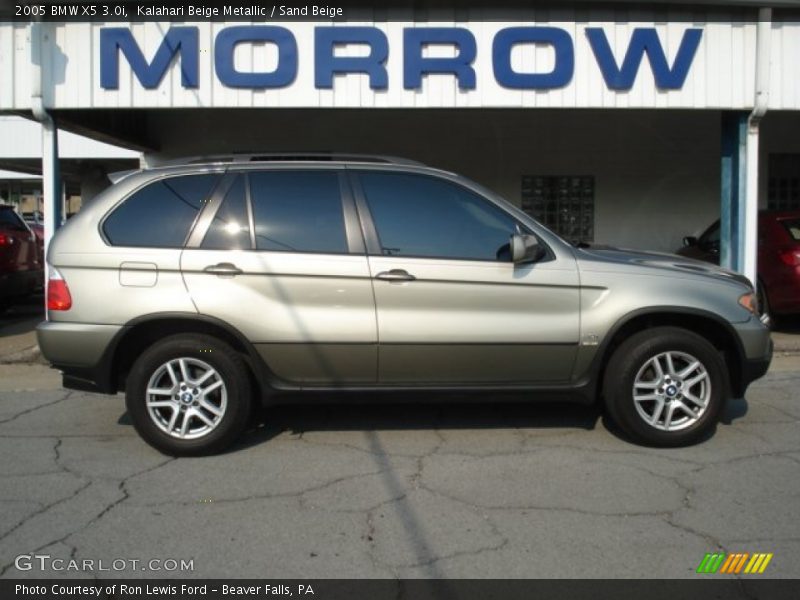 Kalahari Beige Metallic / Sand Beige 2005 BMW X5 3.0i