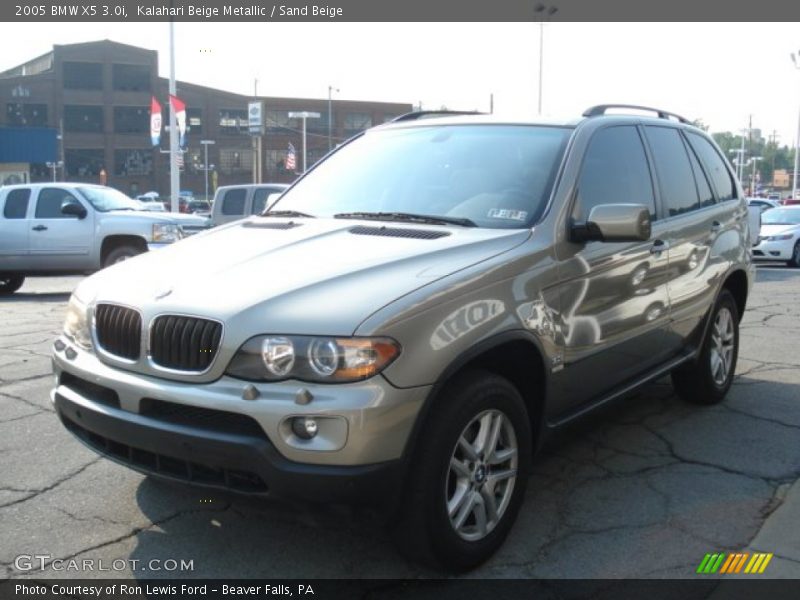 Kalahari Beige Metallic / Sand Beige 2005 BMW X5 3.0i