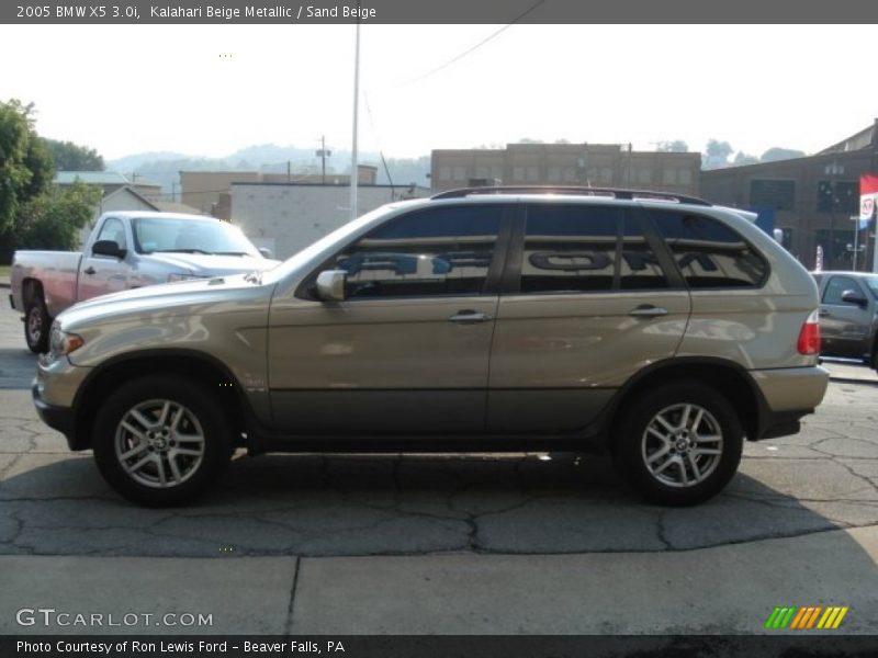 Kalahari Beige Metallic / Sand Beige 2005 BMW X5 3.0i