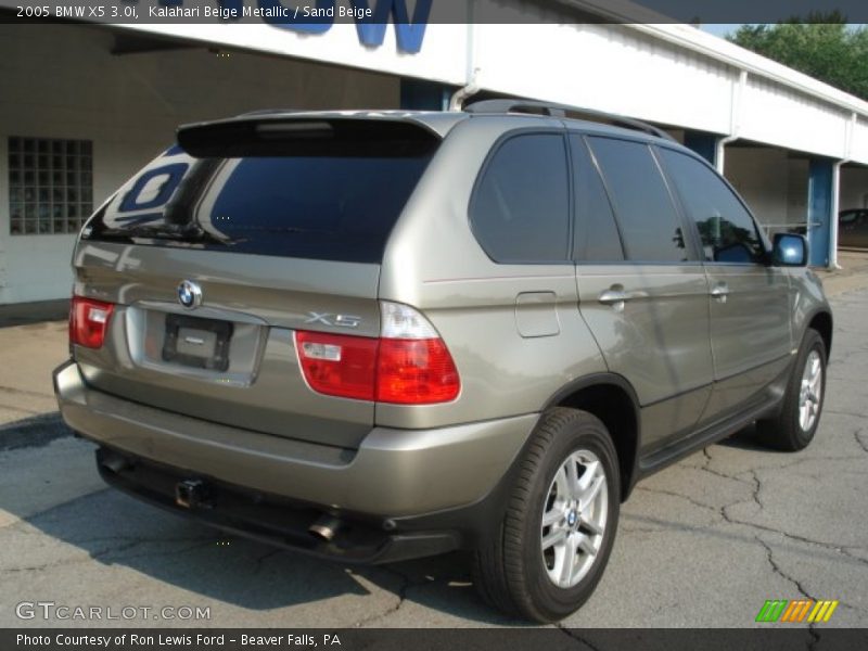 Kalahari Beige Metallic / Sand Beige 2005 BMW X5 3.0i