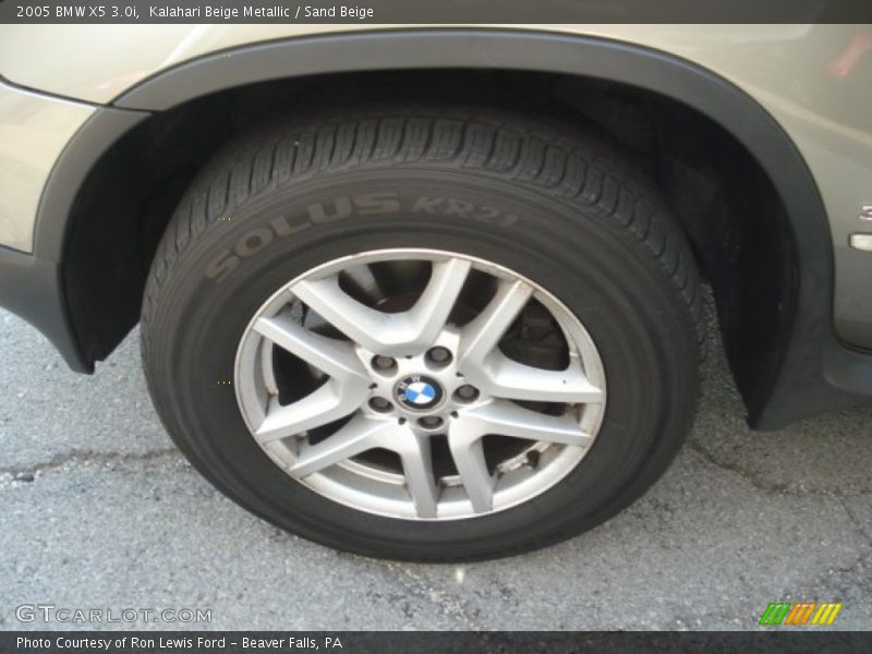 Kalahari Beige Metallic / Sand Beige 2005 BMW X5 3.0i
