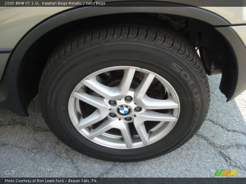 Kalahari Beige Metallic / Sand Beige 2005 BMW X5 3.0i