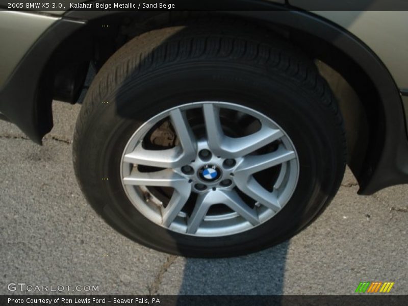 Kalahari Beige Metallic / Sand Beige 2005 BMW X5 3.0i