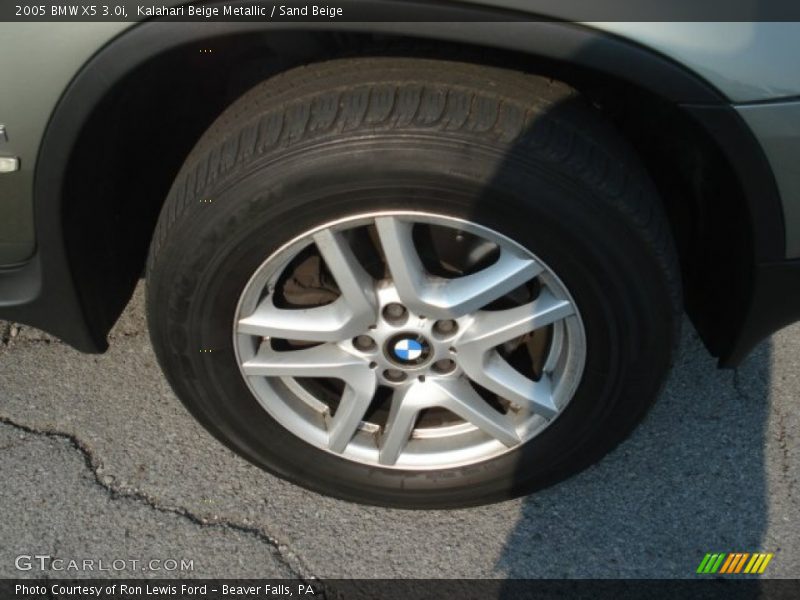 Kalahari Beige Metallic / Sand Beige 2005 BMW X5 3.0i