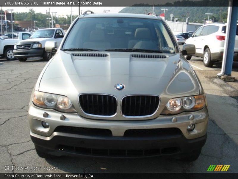 Kalahari Beige Metallic / Sand Beige 2005 BMW X5 3.0i