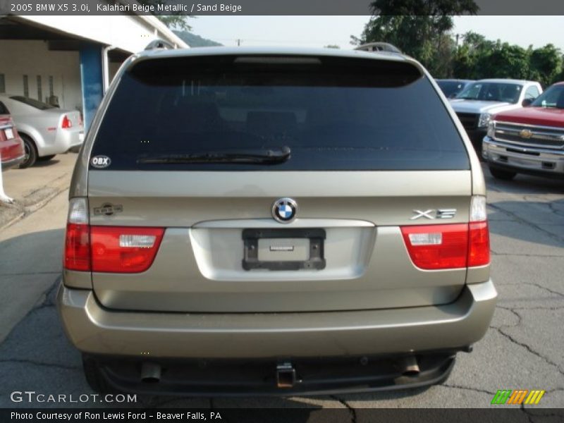Kalahari Beige Metallic / Sand Beige 2005 BMW X5 3.0i