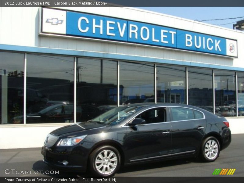 Carbon Black Metallic / Ebony 2012 Buick LaCrosse FWD