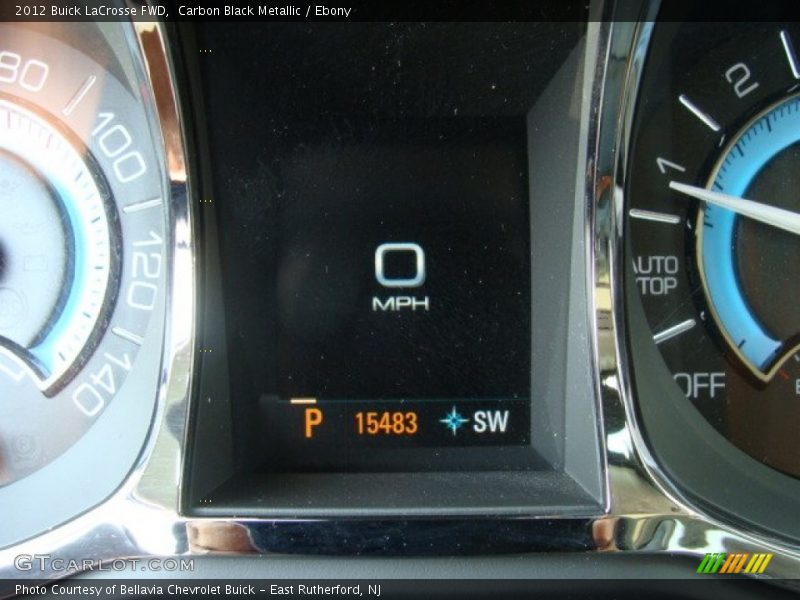 Carbon Black Metallic / Ebony 2012 Buick LaCrosse FWD