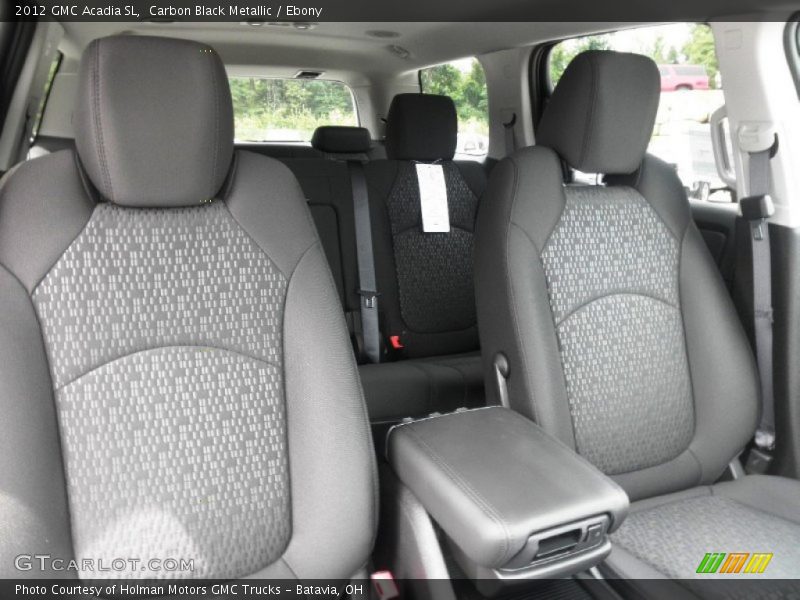 Carbon Black Metallic / Ebony 2012 GMC Acadia SL