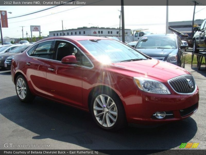 Crystal Red Tintcoat / Ebony 2012 Buick Verano FWD