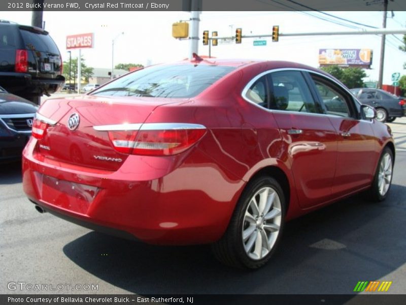 Crystal Red Tintcoat / Ebony 2012 Buick Verano FWD