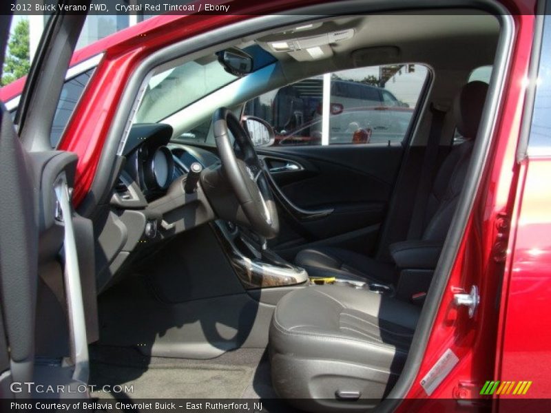 Crystal Red Tintcoat / Ebony 2012 Buick Verano FWD