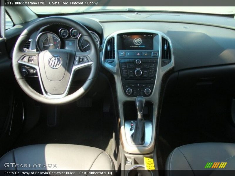 Crystal Red Tintcoat / Ebony 2012 Buick Verano FWD