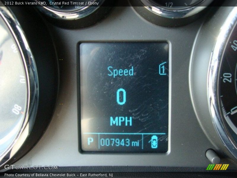 Crystal Red Tintcoat / Ebony 2012 Buick Verano FWD