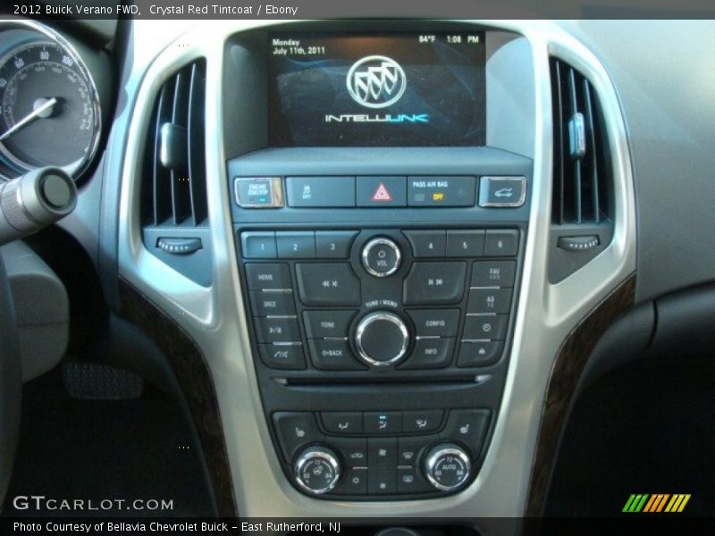 Crystal Red Tintcoat / Ebony 2012 Buick Verano FWD
