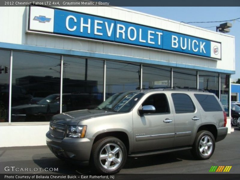 Graystone Metallic / Ebony 2012 Chevrolet Tahoe LTZ 4x4