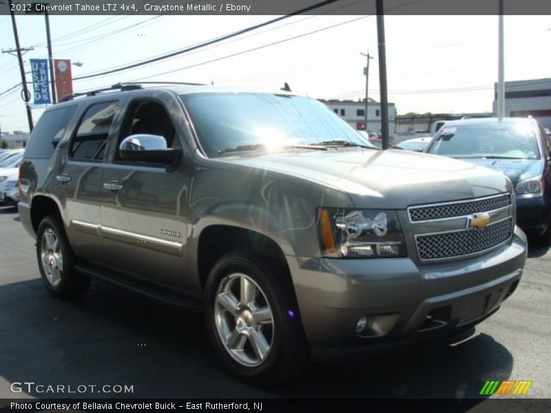 Graystone Metallic / Ebony 2012 Chevrolet Tahoe LTZ 4x4