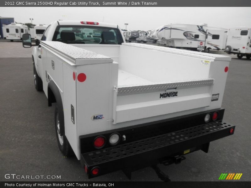 Summit White / Dark Titanium 2012 GMC Sierra 2500HD Regular Cab Utility Truck