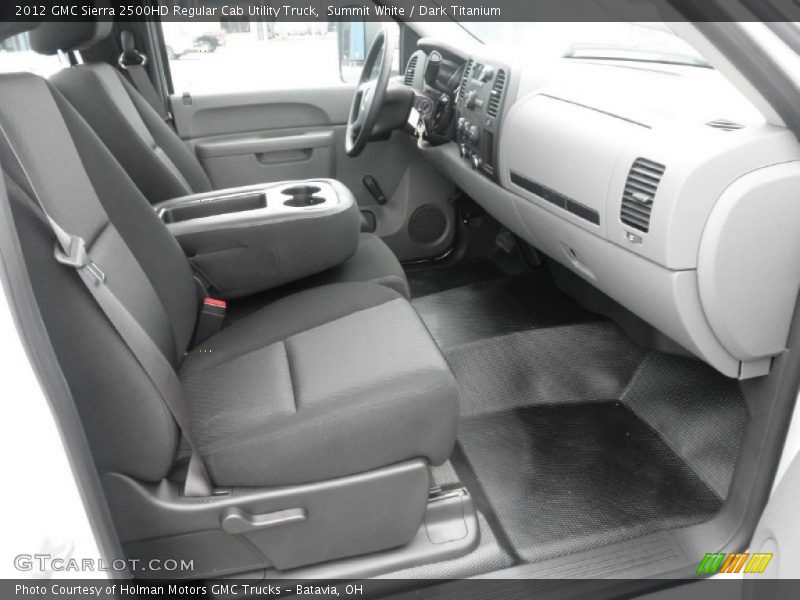 Summit White / Dark Titanium 2012 GMC Sierra 2500HD Regular Cab Utility Truck