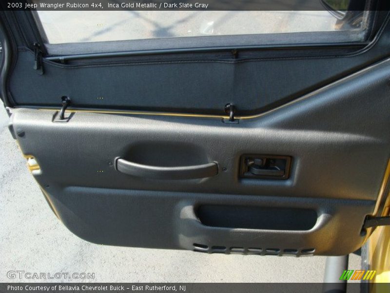 Inca Gold Metallic / Dark Slate Gray 2003 Jeep Wrangler Rubicon 4x4