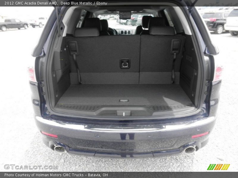 Deep Blue Metallic / Ebony 2012 GMC Acadia Denali AWD