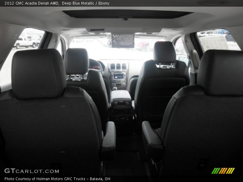 Deep Blue Metallic / Ebony 2012 GMC Acadia Denali AWD