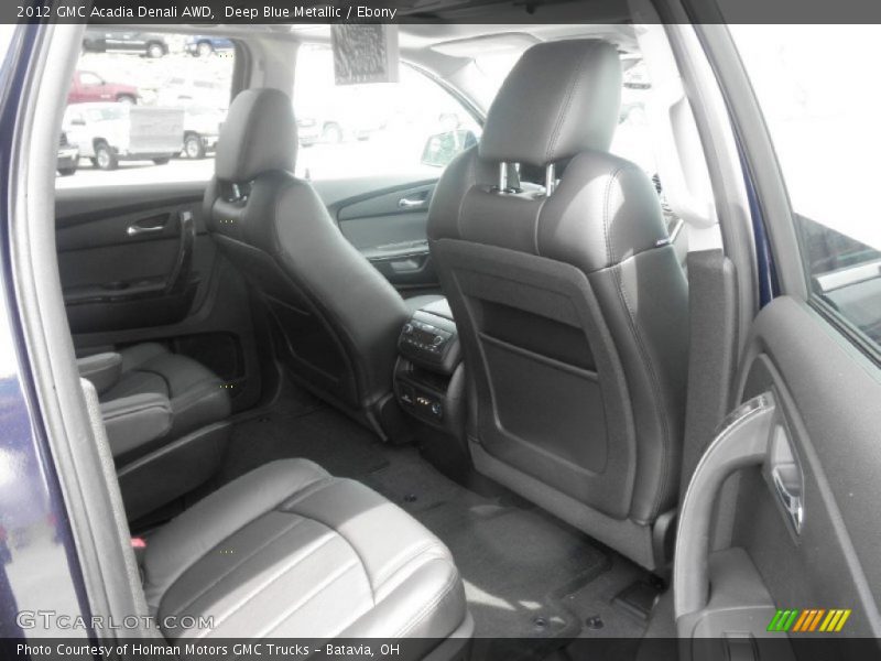Deep Blue Metallic / Ebony 2012 GMC Acadia Denali AWD