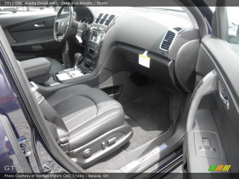 Deep Blue Metallic / Ebony 2012 GMC Acadia Denali AWD