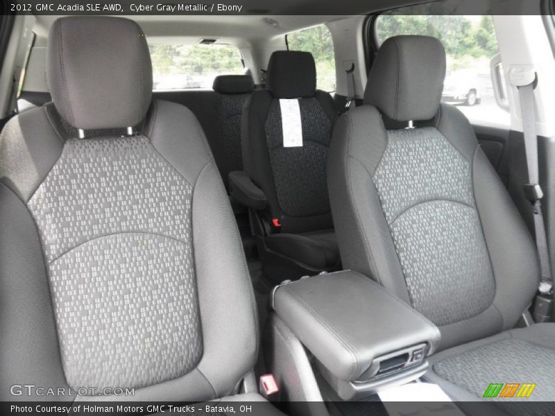 Cyber Gray Metallic / Ebony 2012 GMC Acadia SLE AWD