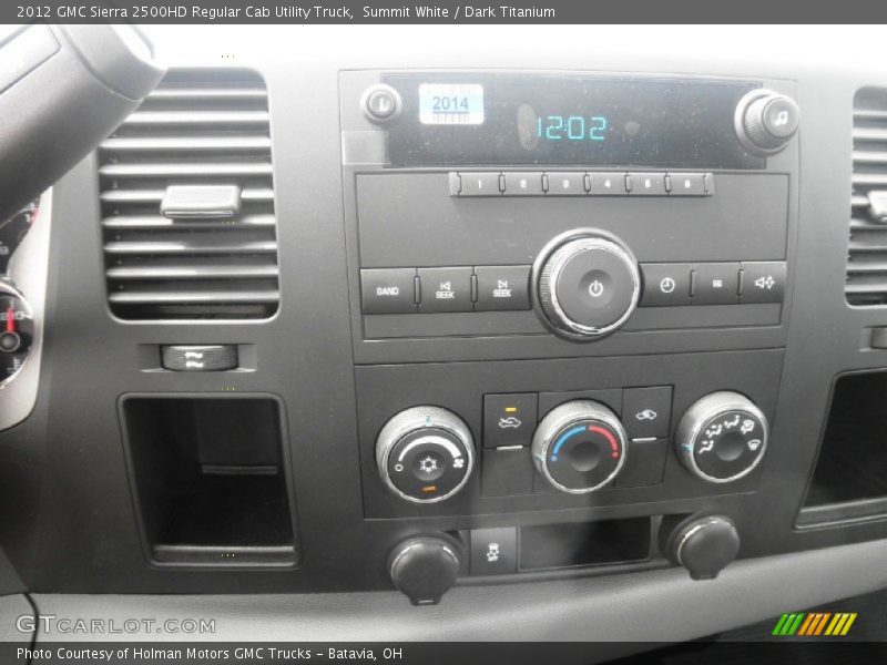 Summit White / Dark Titanium 2012 GMC Sierra 2500HD Regular Cab Utility Truck