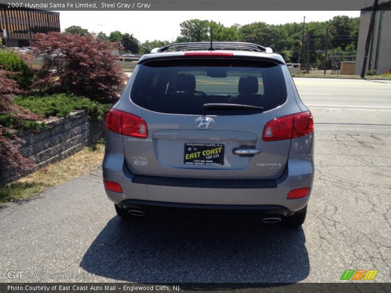 Steel Gray / Gray 2007 Hyundai Santa Fe Limited