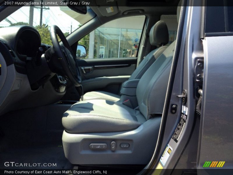 Steel Gray / Gray 2007 Hyundai Santa Fe Limited