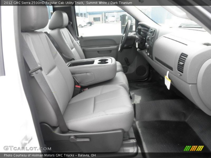 Summit White / Dark Titanium 2012 GMC Sierra 2500HD Regular Cab Utility Truck