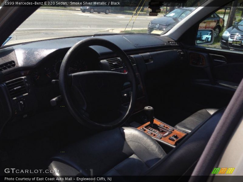Smoke Silver Metallic / Black 1999 Mercedes-Benz E 320 Sedan