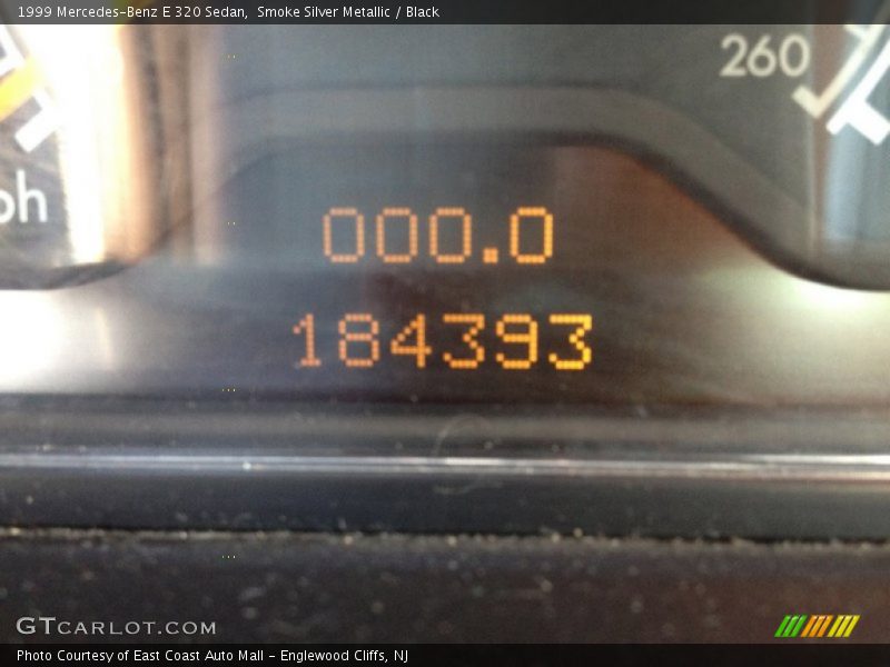 Smoke Silver Metallic / Black 1999 Mercedes-Benz E 320 Sedan