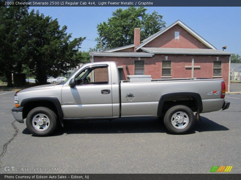  2000 Silverado 2500 LS Regular Cab 4x4 Light Pewter Metallic