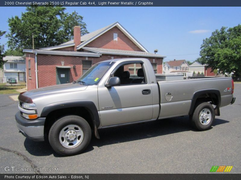 Light Pewter Metallic / Graphite 2000 Chevrolet Silverado 2500 LS Regular Cab 4x4