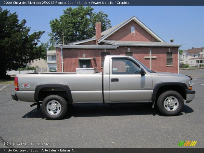 Light Pewter Metallic / Graphite 2000 Chevrolet Silverado 2500 LS Regular Cab 4x4