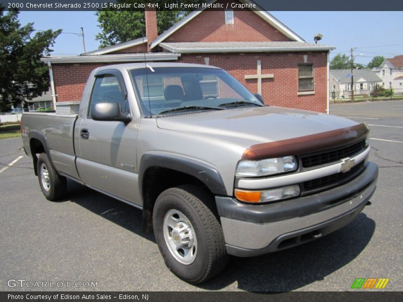 Light Pewter Metallic / Graphite 2000 Chevrolet Silverado 2500 LS Regular Cab 4x4